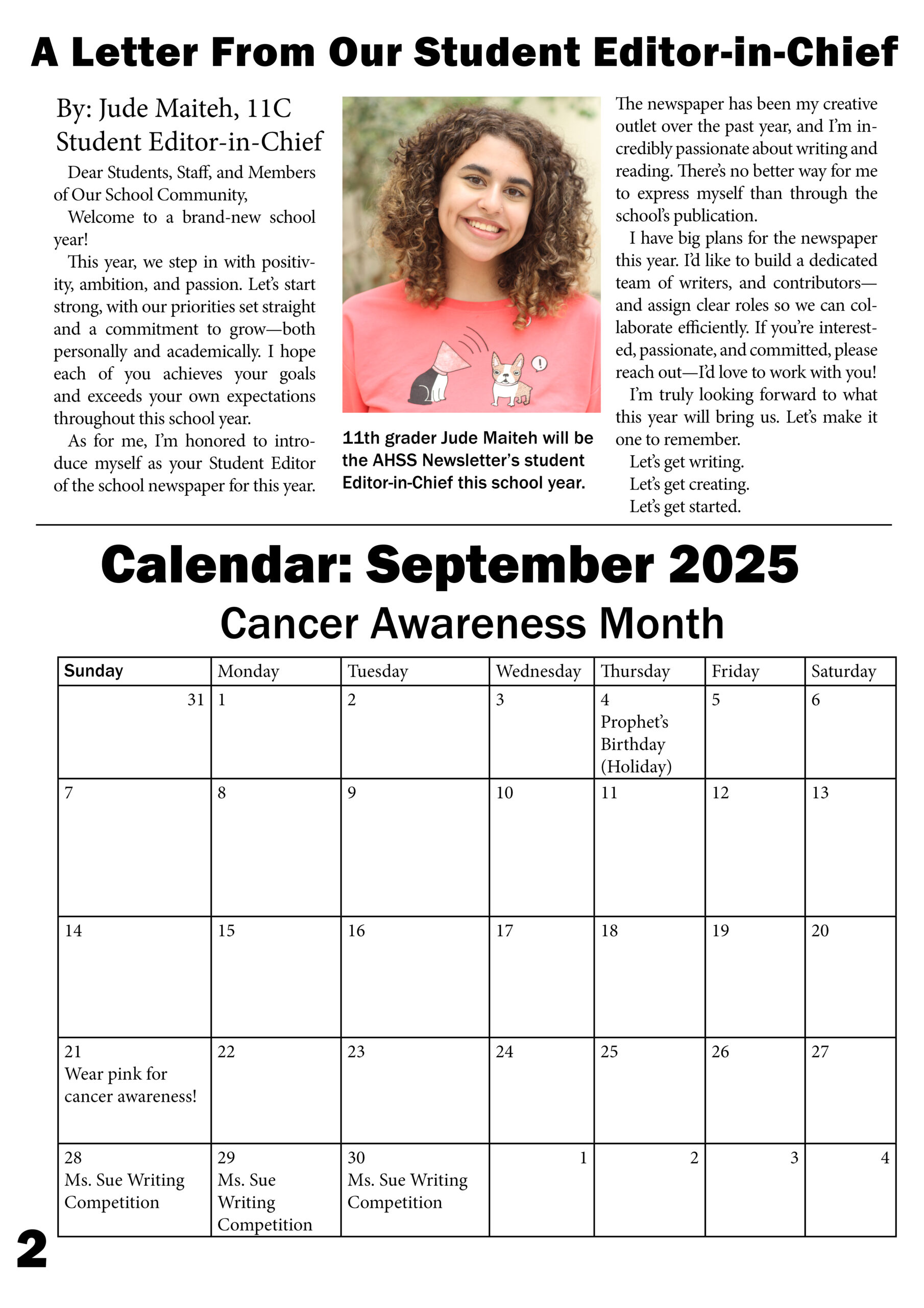 September Newsletter for online2
