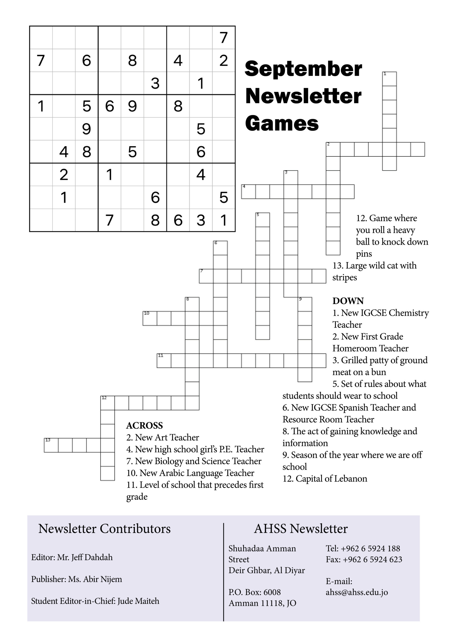 September Newsletter for online8