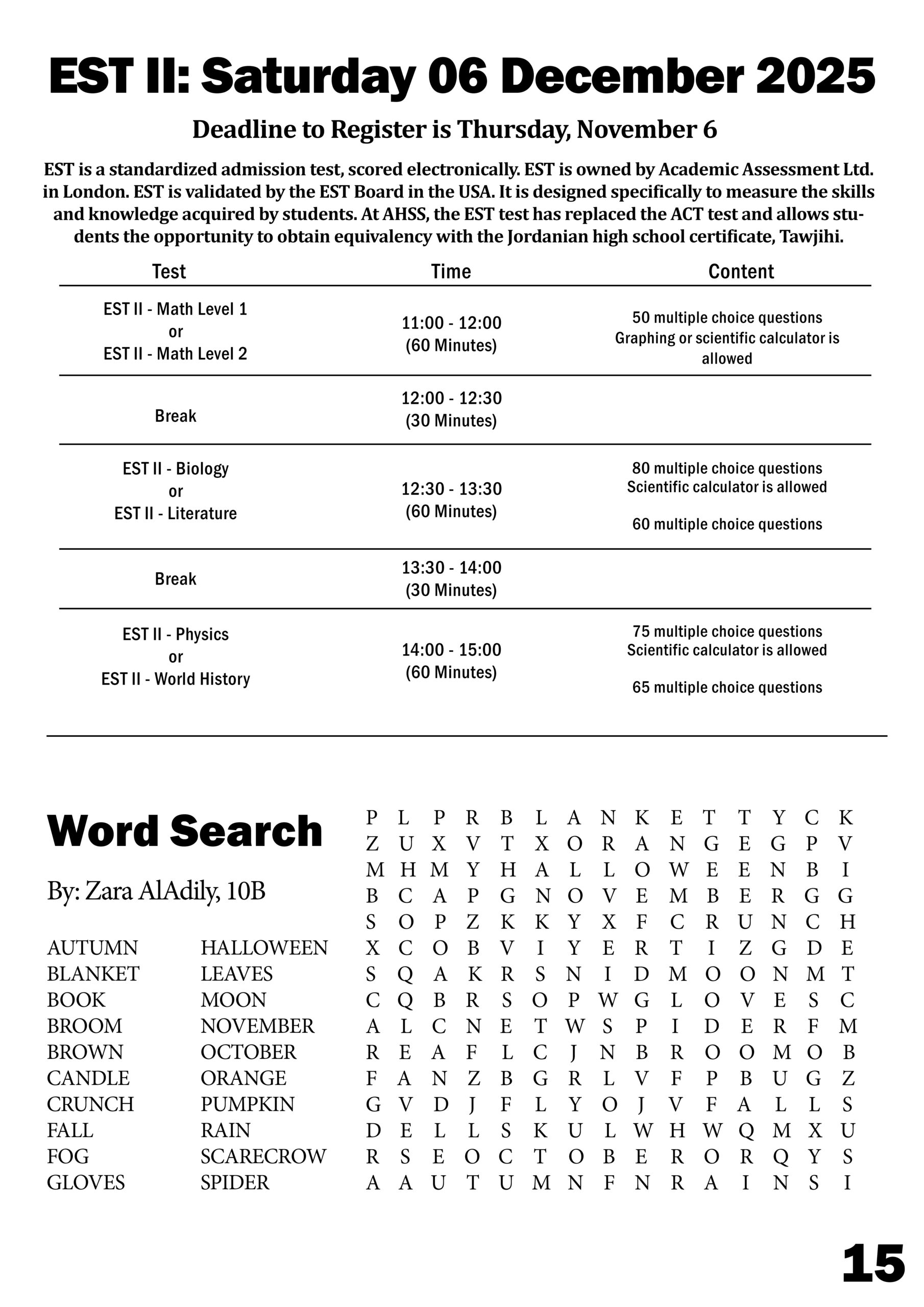 November Newsletter For Online15