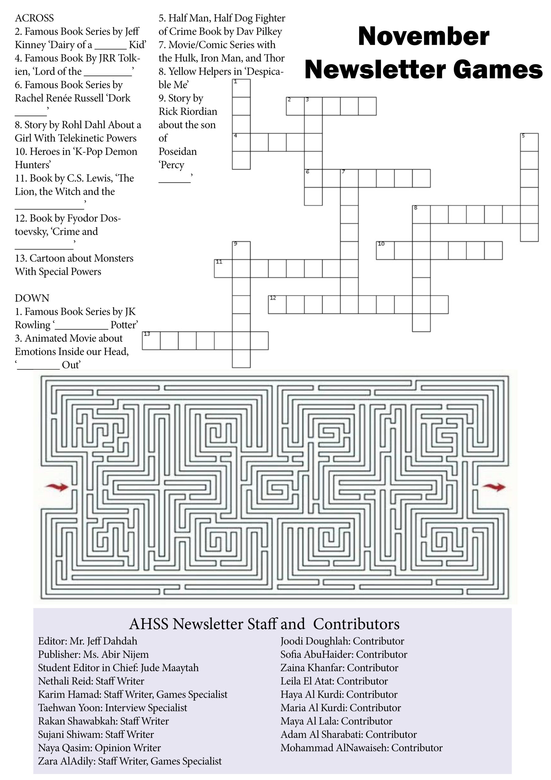 November Newsletter For Online16