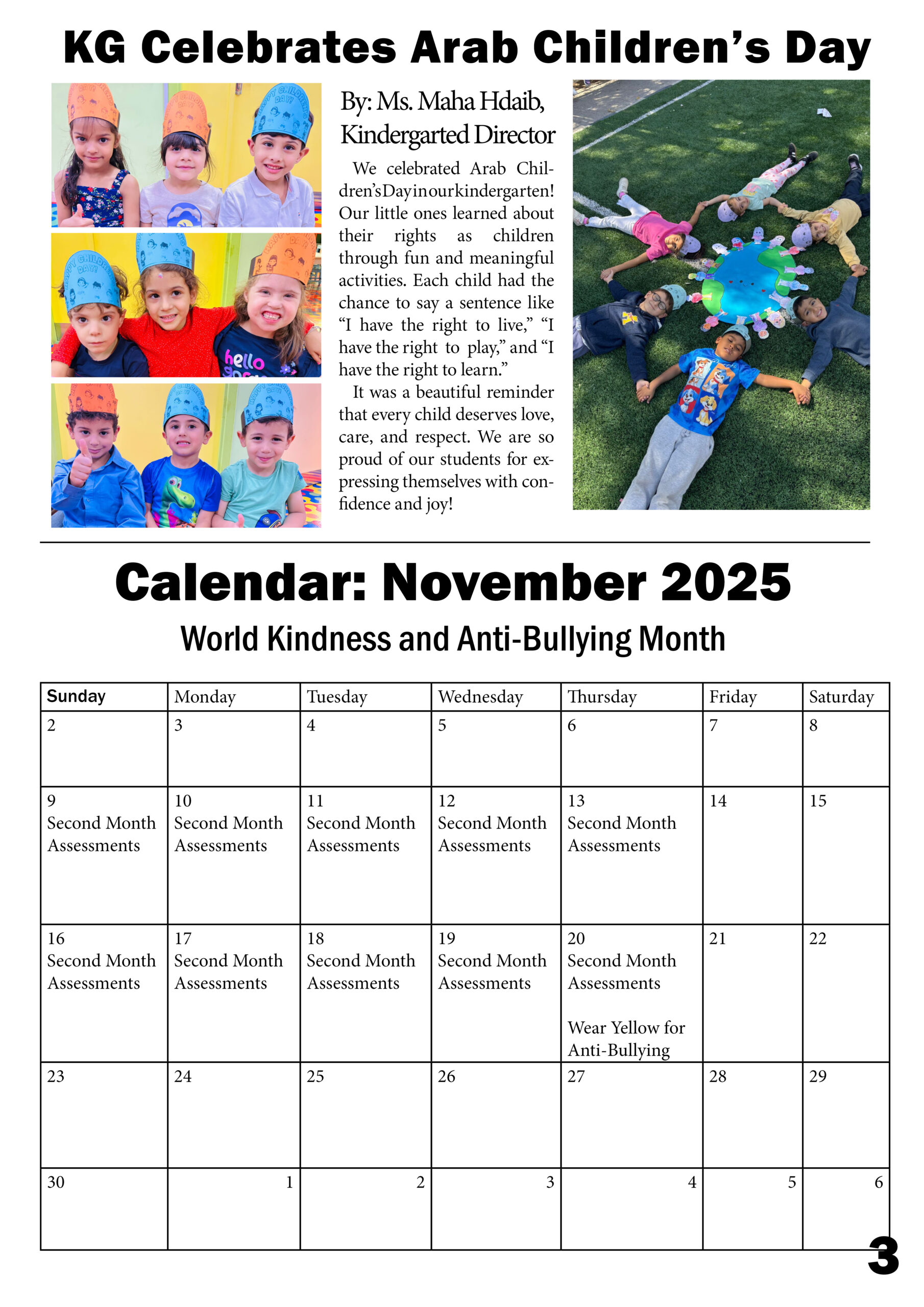 November Newsletter For Online3